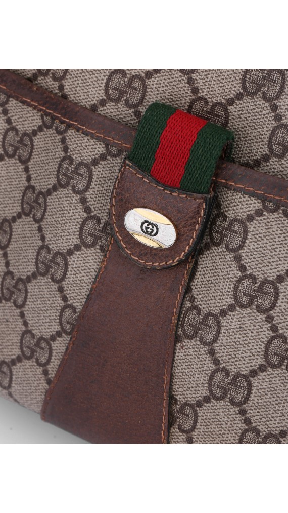 Vintage Gucci Monogram Shoulder Bag