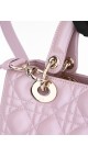 Lady Dior Metallic Crossbody Bag Size Medium