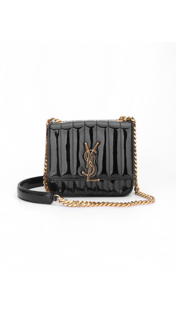 YSL Vicky Patent Crossbody Bag