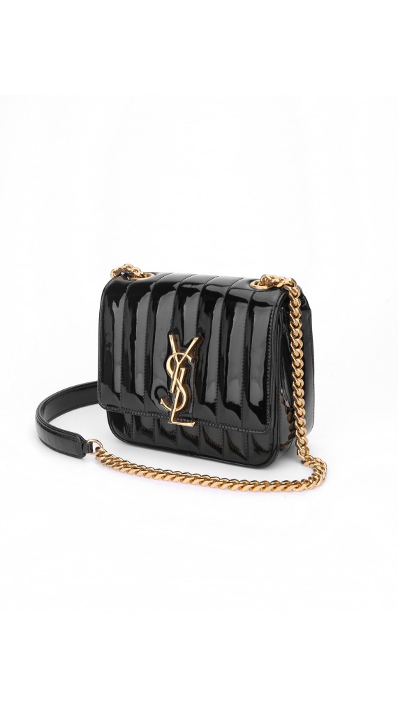 YSL Vicky Patent Crossbody Bag