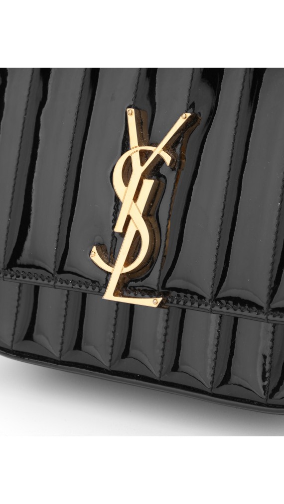 YSL Vicky Patent Crossbody Bag