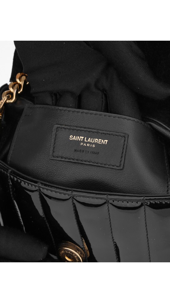 YSL Vicky Patent Crossbody Bag