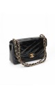 Chanel Single Flap Patent Shoulder Bag