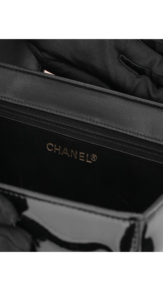 Chanel Vanity Bag Patent Leather