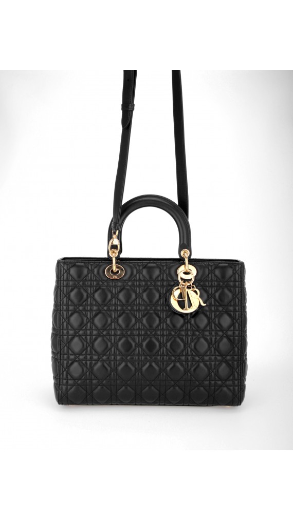 Lady Dior Shoulder Bag Size Large