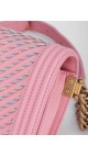 Chanel Calfskin Chevron Embroidered Boy By The Sea Flap Waist Belt Bag