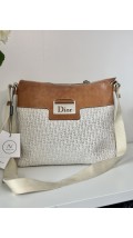 Dior Logo Monogram Shoulder Bag