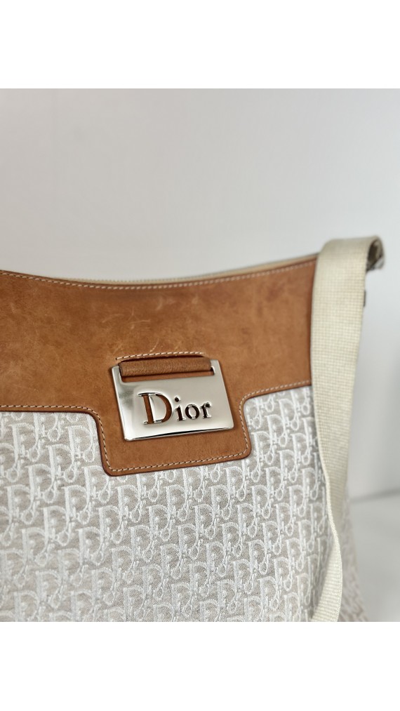 Dior Logo Monogram Shoulder Bag