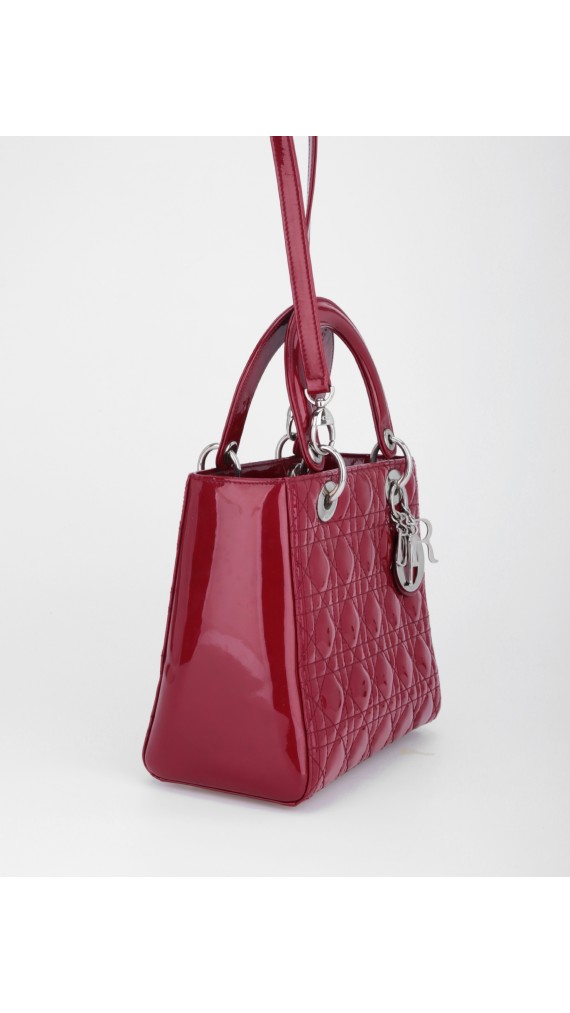 Lady Dior Patent Bag Size Medium