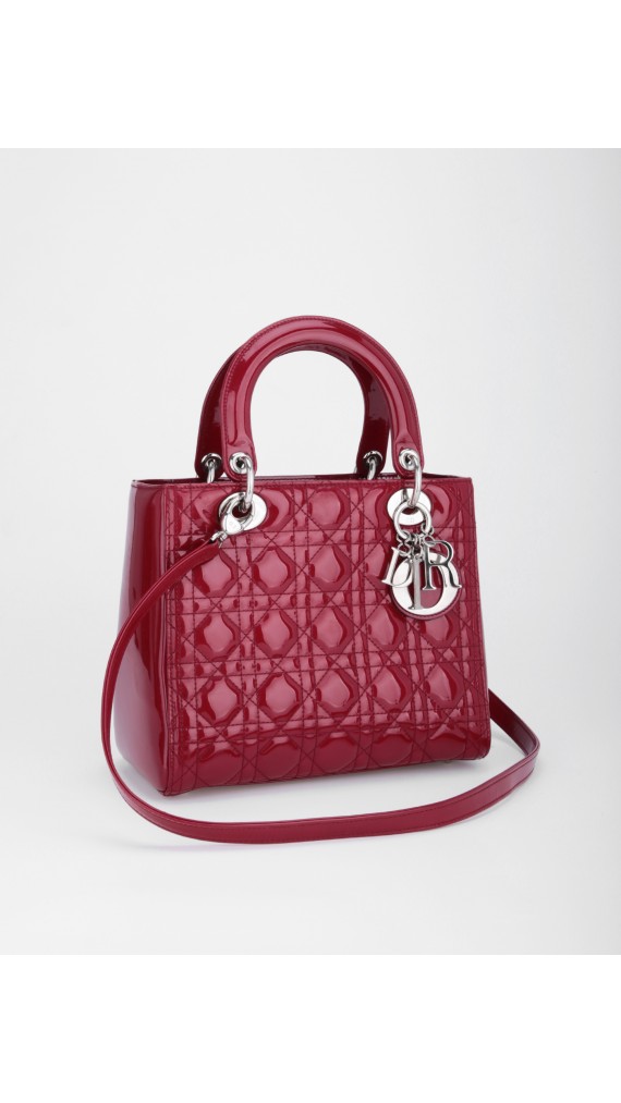 Lady Dior Patent Bag Size Medium