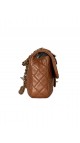 Chanel Classic Flap Bag med Charm Caramel Cognac