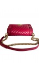 Chanel Boy Bag i Chevron-skinn