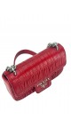 Prada Red Nappa Gaufre Shoulder Bag