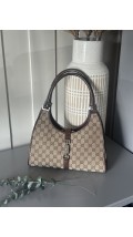 Elegant Gucci GG Stoff Veske i Klassisk Design