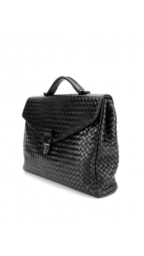 Bottega Veneta Intrecciato Leather Briefcase