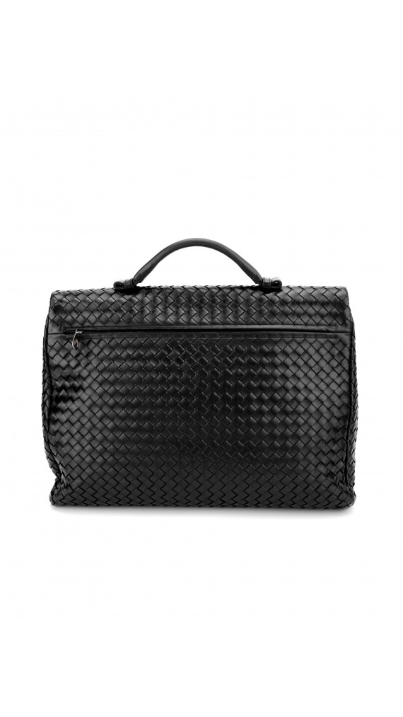 Bottega Veneta Intrecciato Leather Briefcase