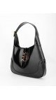 Vintage Gucci Horsebit Hobo-veske i Sort Skinn