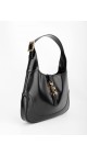 Vintage Gucci Horsebit Hobo-veske i Sort Skinn