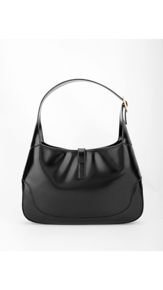 Vintage Gucci Horsebit Hobo-veske i Sort Skinn