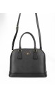 Prada Promenade Saffiano Lux Shoulder Bag i Sort