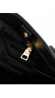 Prada Promenade Saffiano Lux Shoulder Bag i Sort