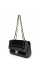 Chanel Metallic Velvet Lammeskinn Flap Bag