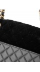 Chanel Metallic Velvet Lammeskinn Flap Bag