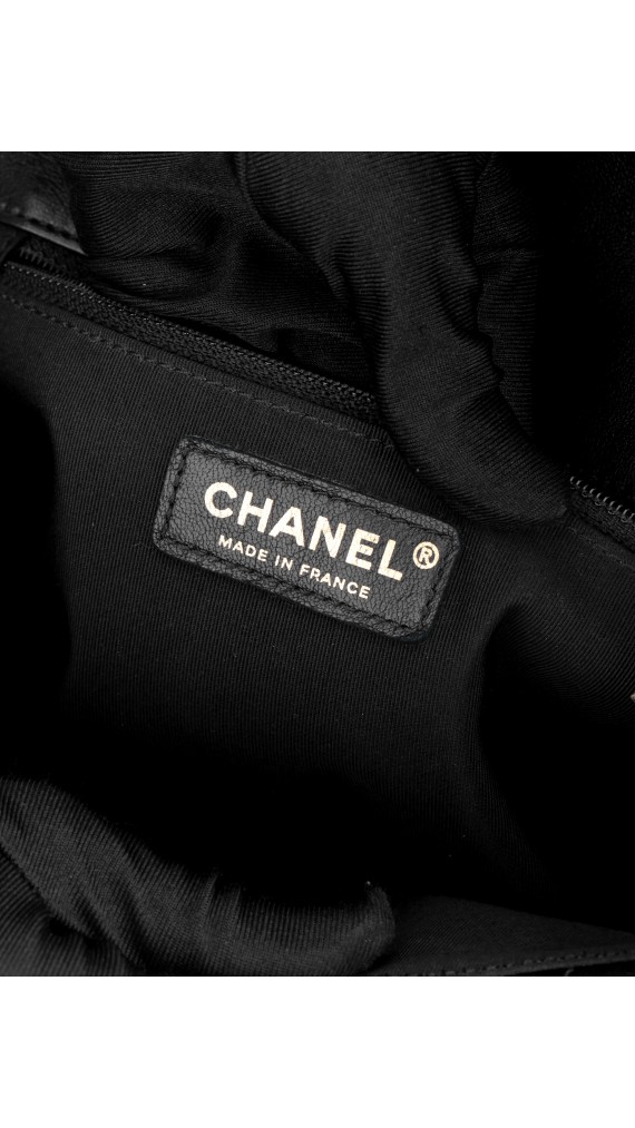 Chanel Metallic Velvet Lammeskinn Flap Bag