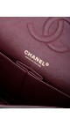 Chanel Classic Double Flap Bag i Size Medium Sort Lammeskinn