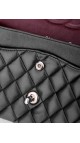 Chanel Classic Double Flap Bag i Sort Lammeskinn