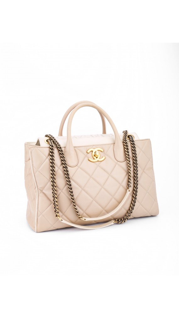 Chanel Portobello Tote Bag White & Beige