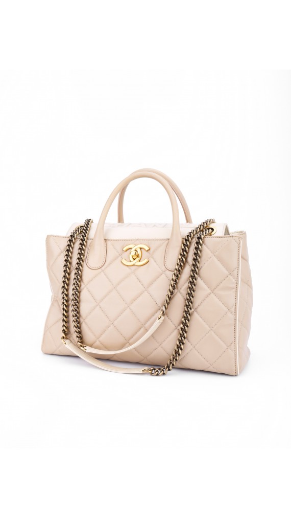 Chanel Portobello Tote Bag White & Beige