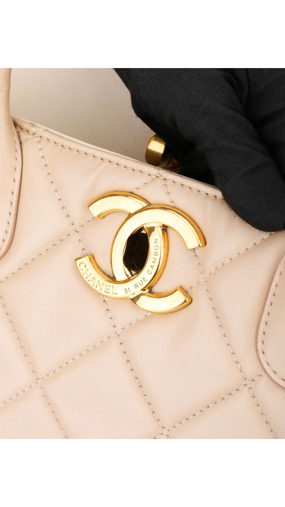 Chanel Portobello Tote Bag White & Beige