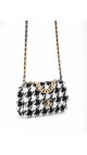 Chanel 19 Bag i Houndstooth Tweed Size Small