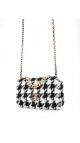 Chanel 19 Bag i Houndstooth Tweed Size Small