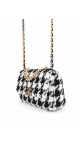 Chanel 19 Bag i Houndstooth Tweed Size Small