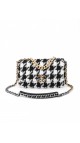 Chanel 19 Bag i Houndstooth Tweed Size Small