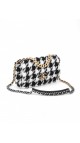 Chanel 19 Bag i Houndstooth Tweed Size Small