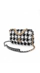 Chanel 19 Bag i Houndstooth Tweed Size Small