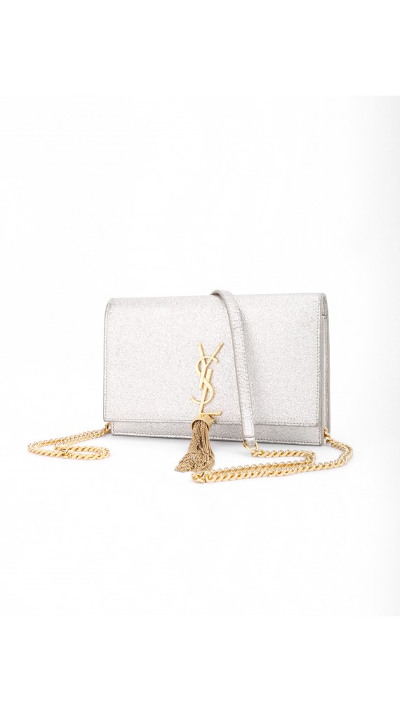 Saint Laurent Monogram Tassel Shoulder Bag