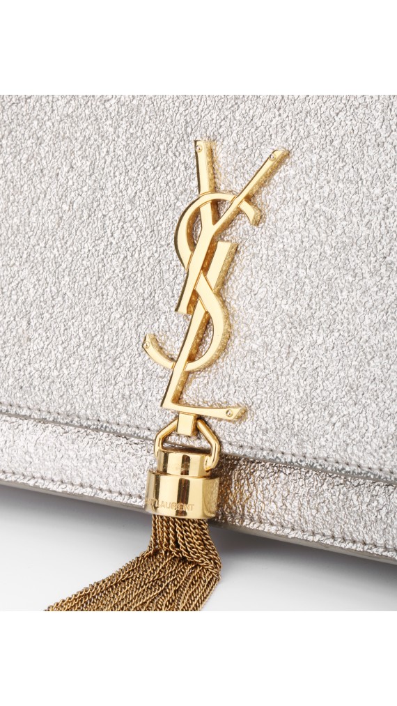 Saint Laurent Monogram Tassel Shoulder Bag