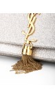 Saint Laurent Monogram Tassel Shoulder Bag