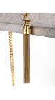 Saint Laurent Monogram Tassel Shoulder Bag