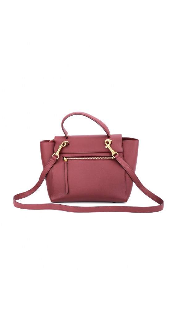 Celine Belt Bag Burgunder Shoulder Bag