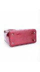 Lady Dior Patent Leather Bag in Red Size Medium