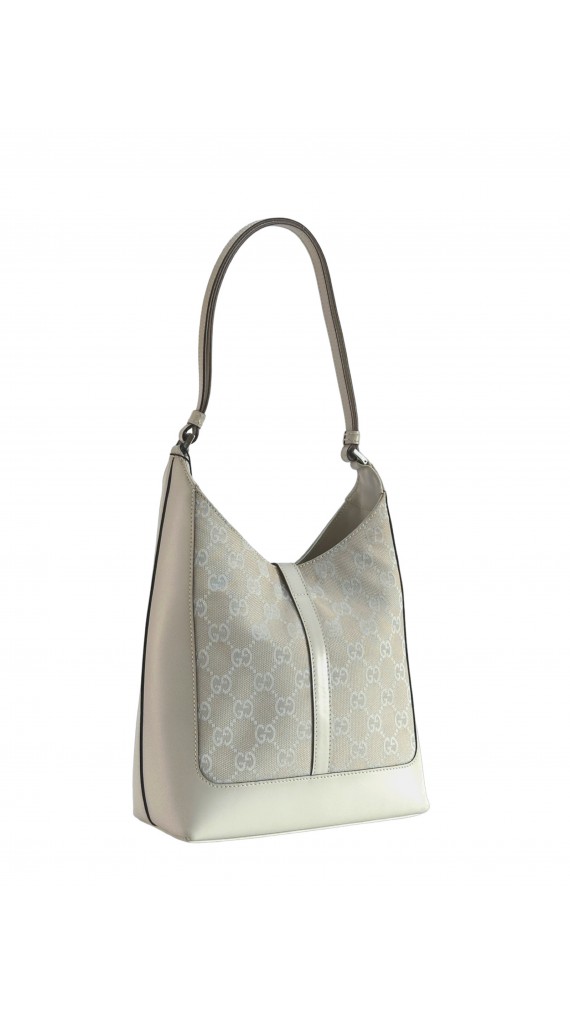 Gucci GG Canvas Beige Hobo Bag