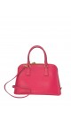 Prada Saffiano Lux Dome Bag i Rosa