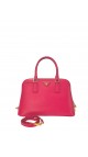 Prada Saffiano Lux Dome Bag i Rosa