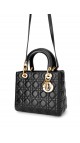 Lady Dior Size Medium Shoulder Bag