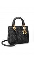 Lady Dior Size Medium Shoulder Bag